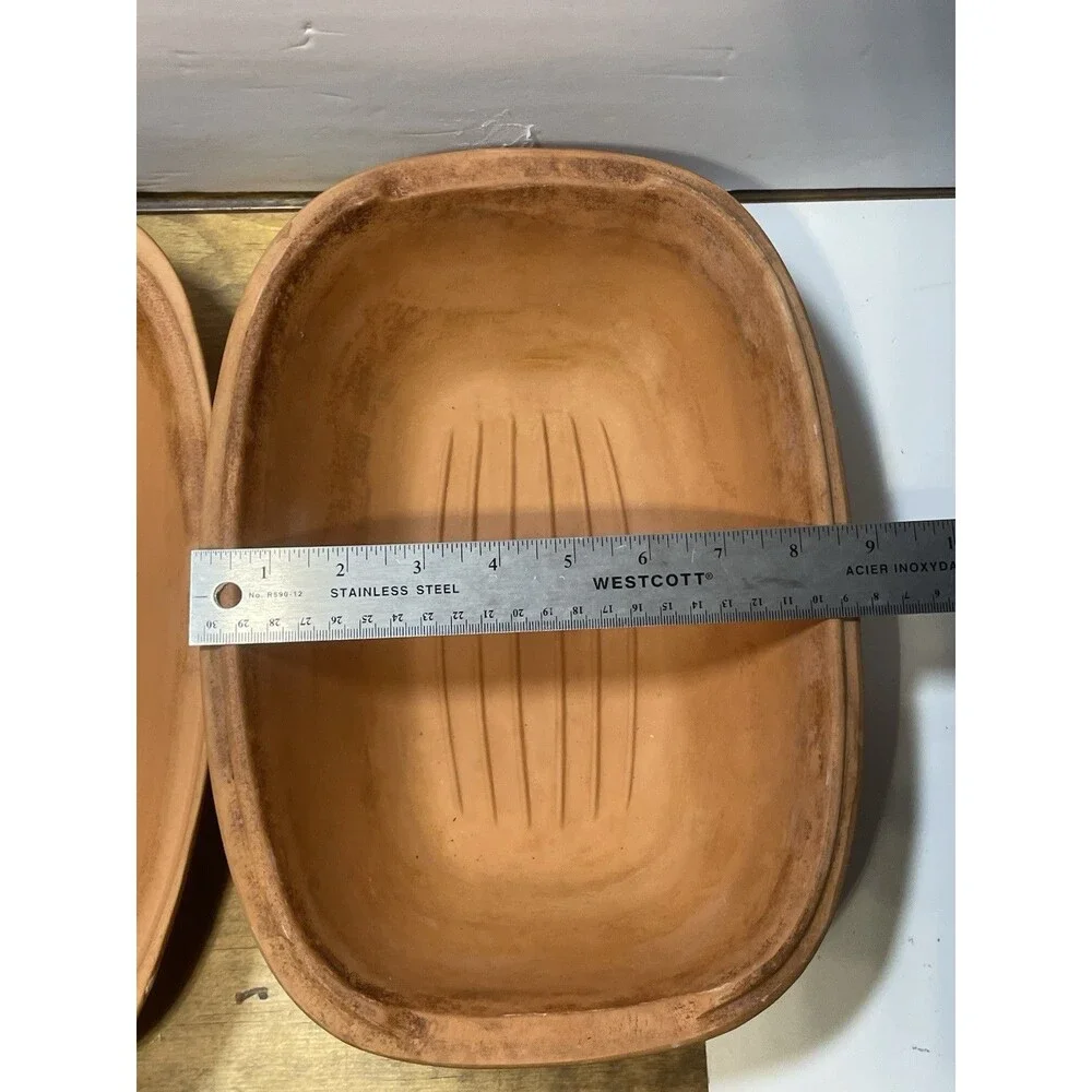 Vintage Romertopf Terra Cotta Clay Roaster Baker 111 Bax -Keramik West Germany